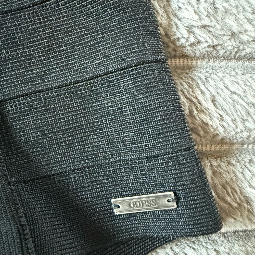 GUESS bandage dress in Black